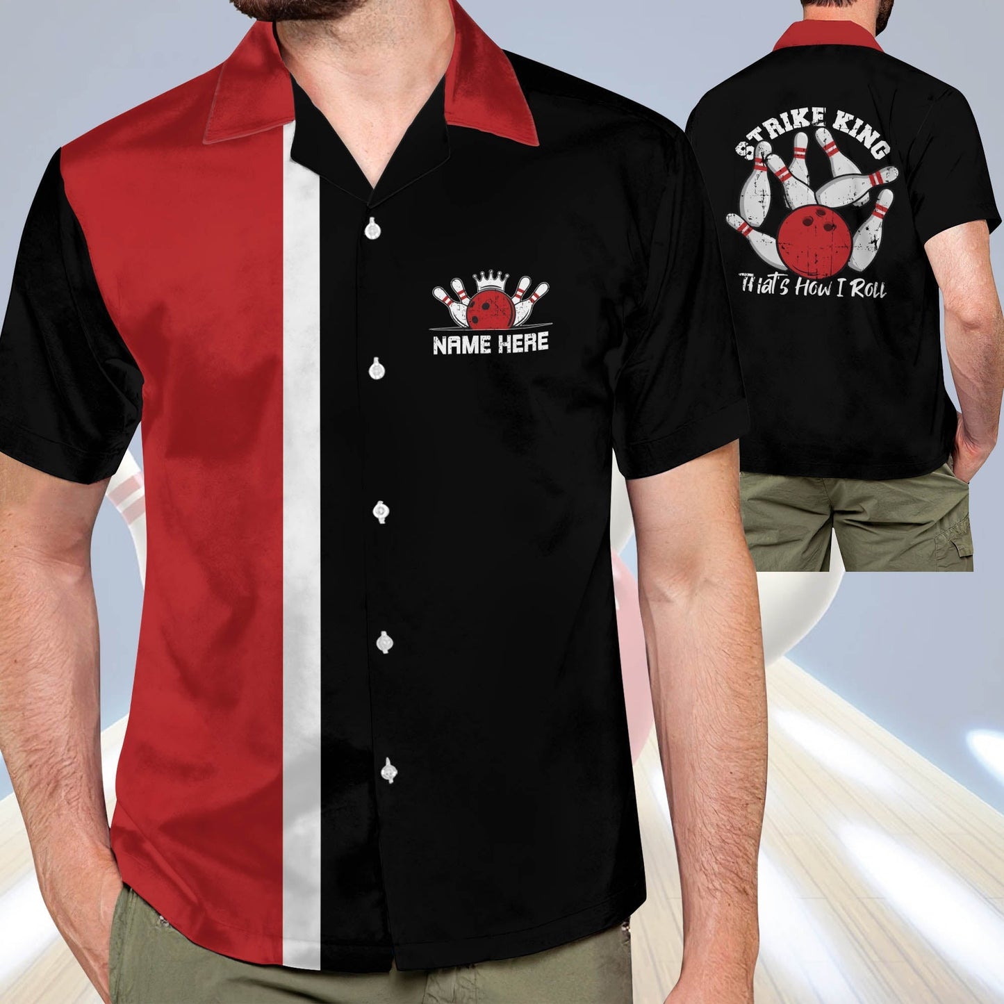 Frenzideas Strike King This Is How I Roll Personalized Name Hawaiian Shirt
