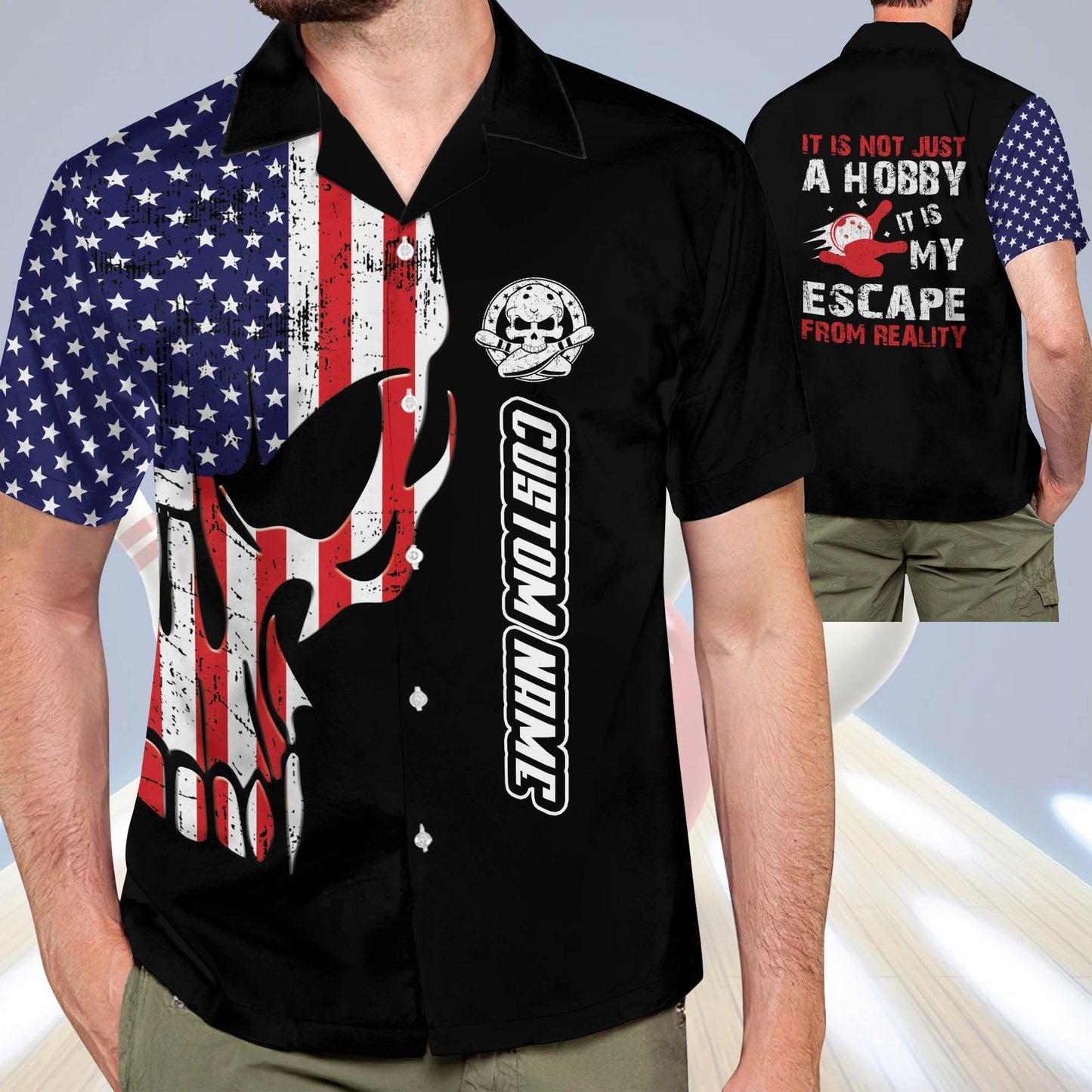 Frenzideas It is Not Just A Hobby It Is My Escape From Reality Personalized Name Hawaiian Shirt