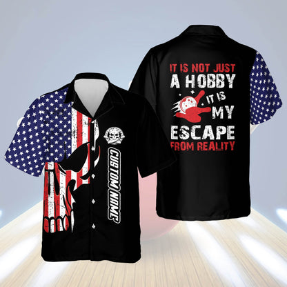 Frenzideas It is Not Just A Hobby It Is My Escape From Reality Personalized Name Hawaiian Shirt
