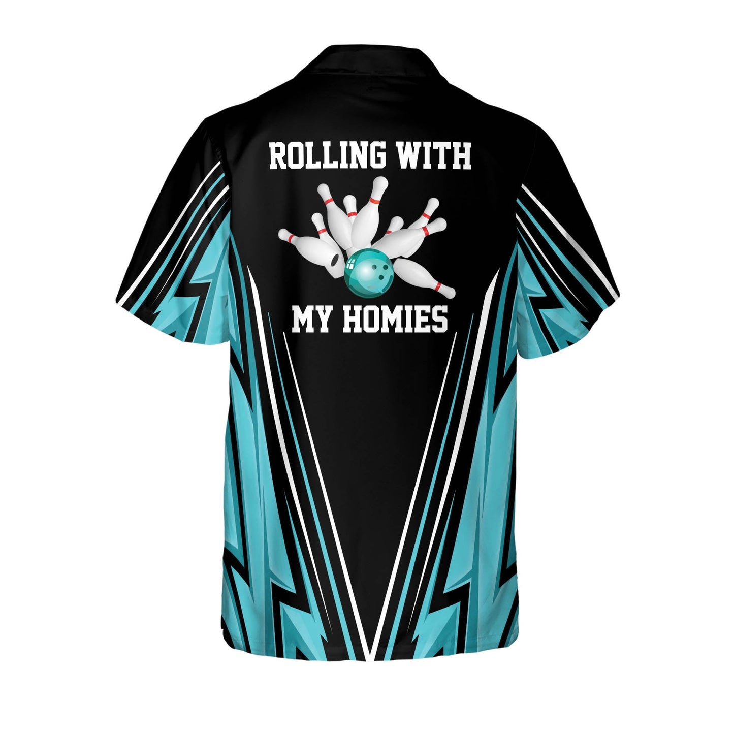 Frenzideas Rolling with My Homies Personalized Name Hawaiian Shirt