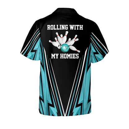 Frenzideas Rolling with My Homies Personalized Name Hawaiian Shirt