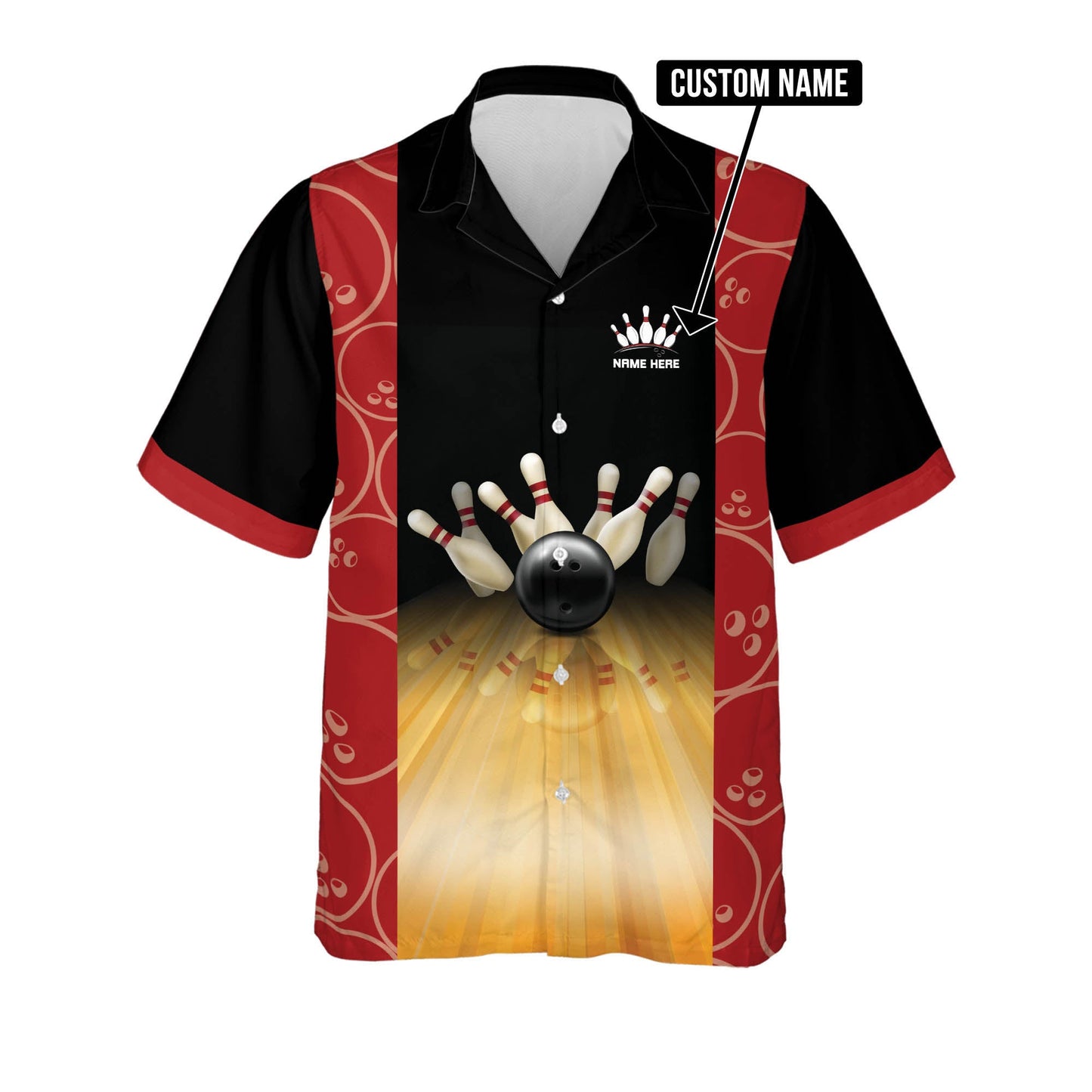 Frenzideas Lucky Bowling Shirt Do Not Wash Personalized Name Hawaiian Shirt
