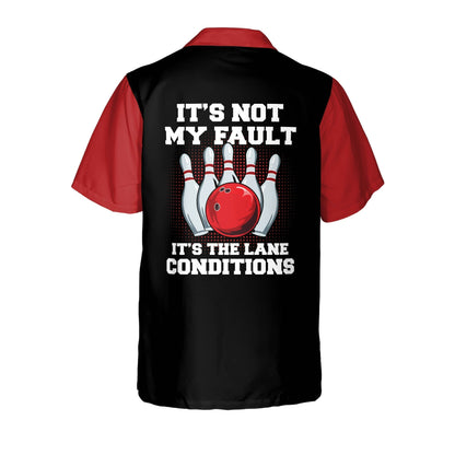 Frenzideas t's Not My Fault It's The Lane Condition Personalized Name Hawaiian Shirt