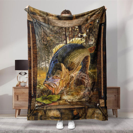 Frenzidea Fish Lover Fishing Blanket