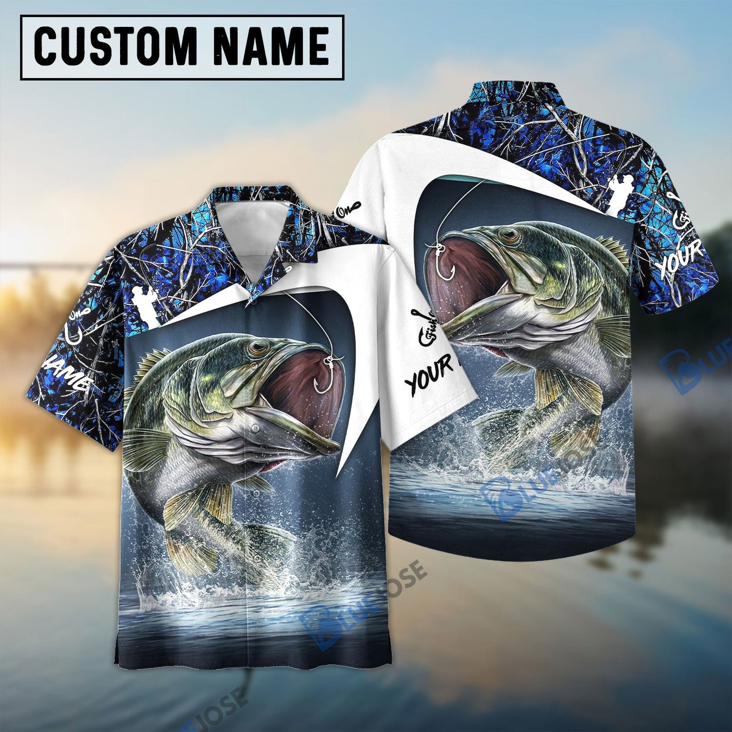 Frenzidea Personalized Largemouth Bass Fishing 3D Shirt