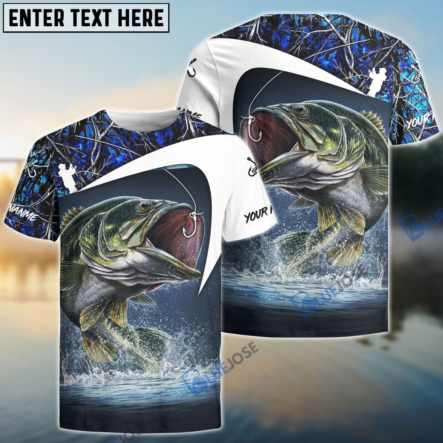 Frenzidea Personalized Largemouth Bass Fishing 3D Shirt