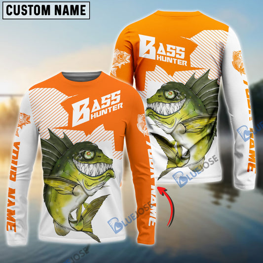 frenzidea Customize Name Angry Largemouth Bass Fishing 3D Shirts