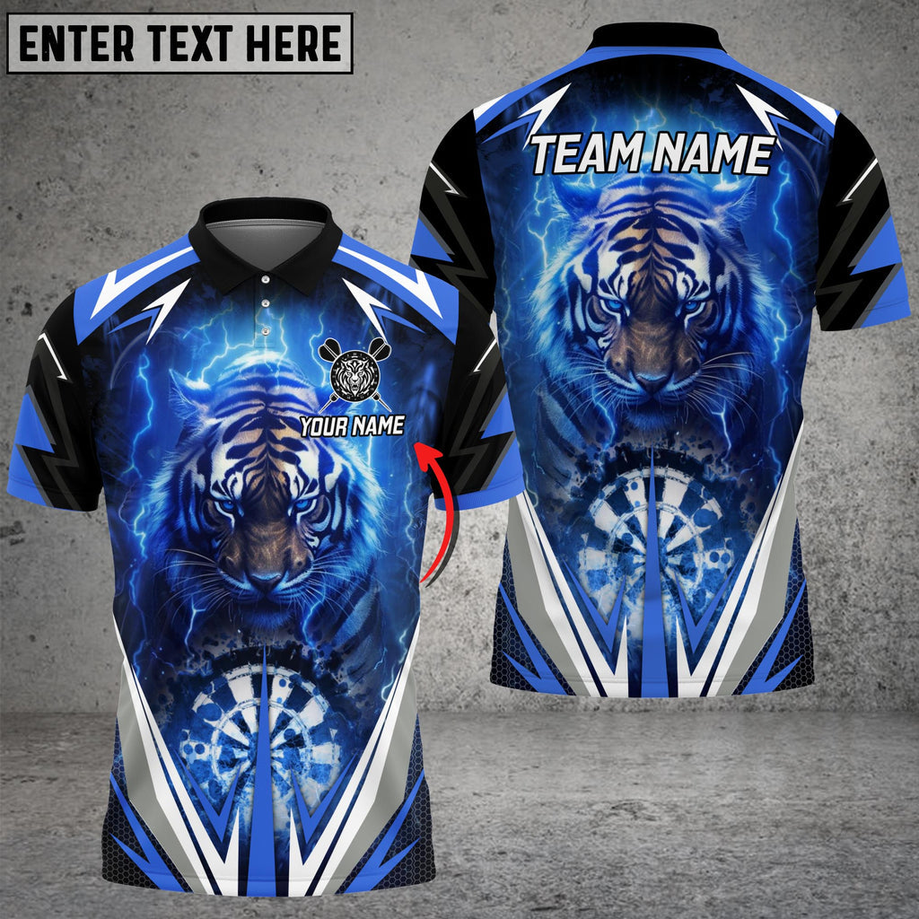 Frenzidea Darts Thunder Tiger Personalized Name, Team Name 3D Shirt
