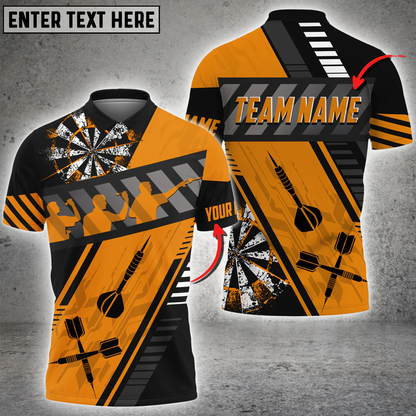 Frenzidea Throught Dartboard Personalized Name, Team Name 3D Shirt (4 Colors)
