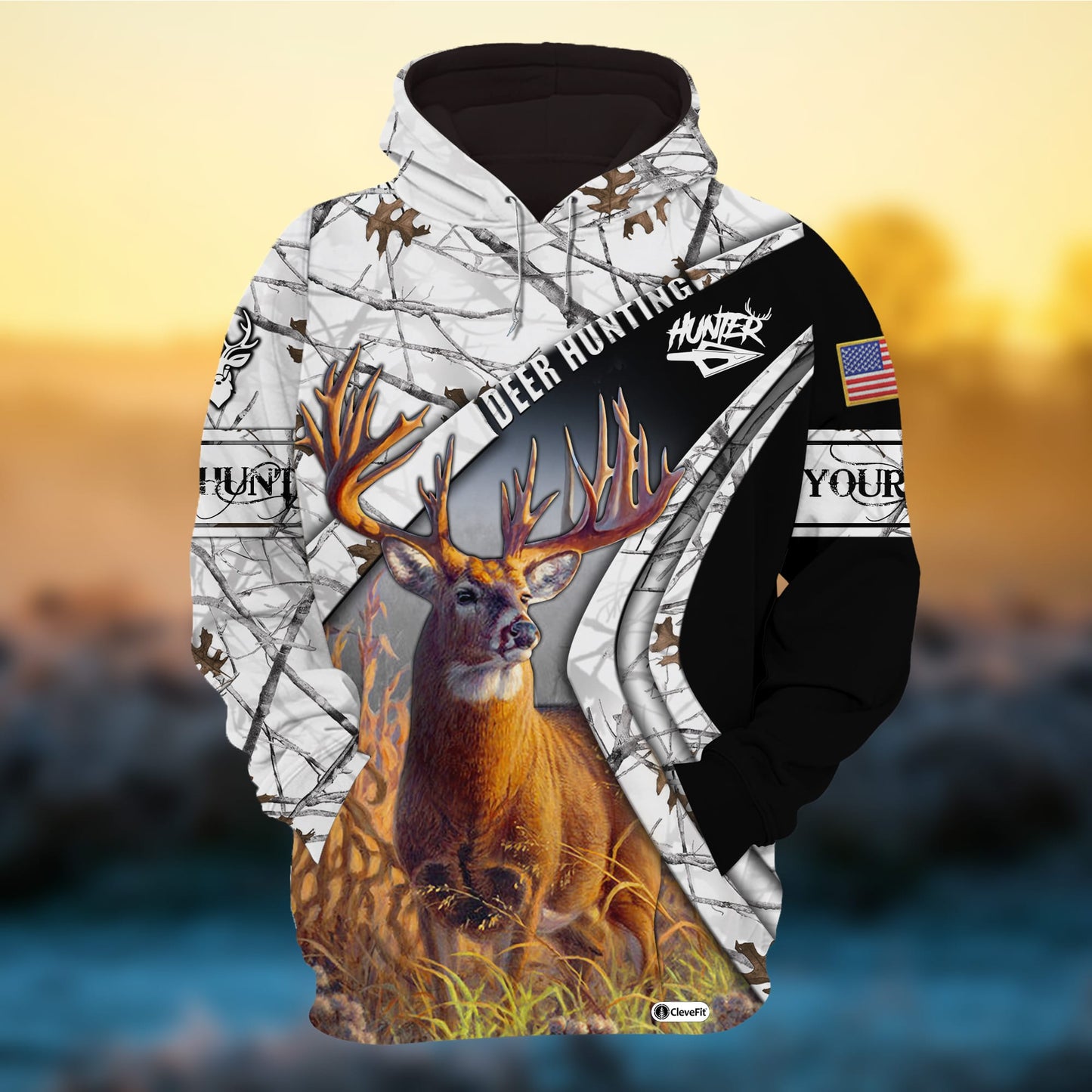 frenzidea Premium Unique Deer Hunting Season 3D Hoodie (3 Colors)