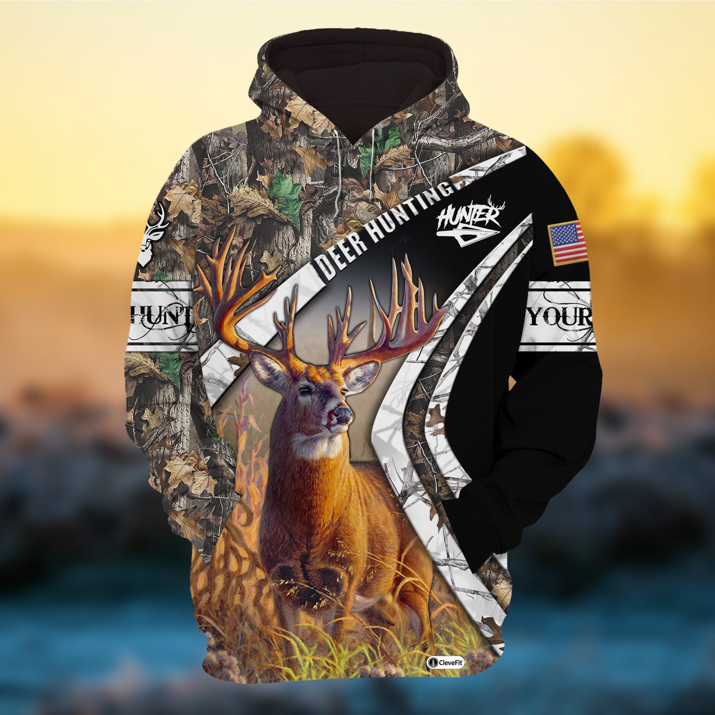 frenzidea Premium Unique Deer Hunting Season 3D Hoodie (3 Colors)