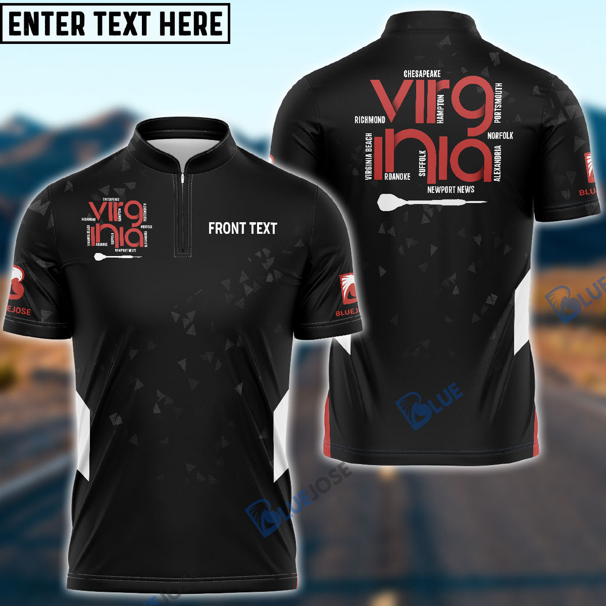 Frenzidea Virginia Darts Custom Name Shirt