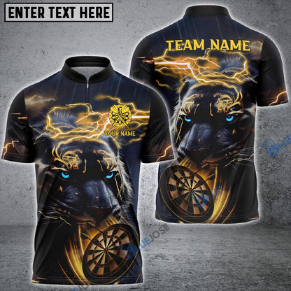 Frenzidea Darts Storm Tiger Personalized Name, Team Name 3D Shirt (4 Colors)
