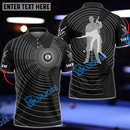 Frenzidea Billiards Ball 8 Magic Personalized Name, Team Name Unisex Shirt