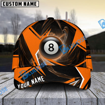 Frenzidea Billiards Ball 8 Stormeye Personalized Name Cap (6 Colors)