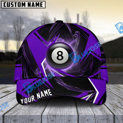Frenzidea Billiards Ball 8 Stormeye Personalized Name Cap (6 Colors)