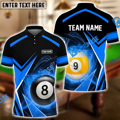 Frenzidea Billiards Stormeye Personalized Name, Team Name Unisex Shirt ( 6 Colors )