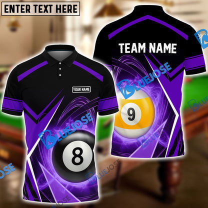 Frenzidea Billiards Stormeye Personalized Name, Team Name Unisex Shirt ( 6 Colors )