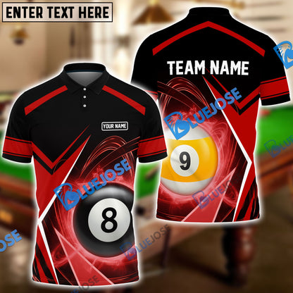 Frenzidea Billiards Stormeye Personalized Name, Team Name Unisex Shirt ( 6 Colors )