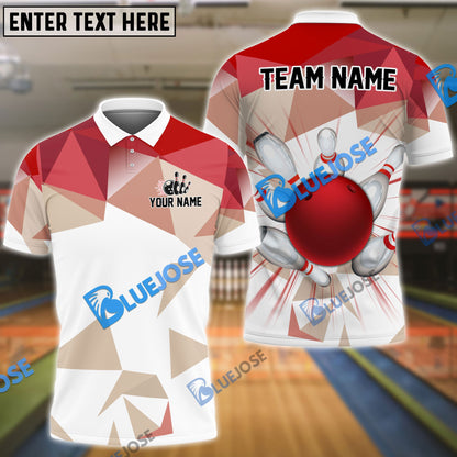 Frenzidea Bowling And Pins Move Out Da Way Customized Name 3D Shirt (4 Colors)