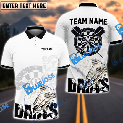 Frenzidea Darts Stylist Pro Personalized Name, Team Name 3D Shirt (4 Colors)