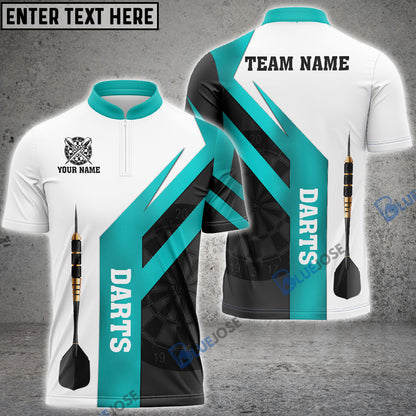 Frenzidea Darts D Personalized Name, Team Name 3D Shirt (4 Colors)