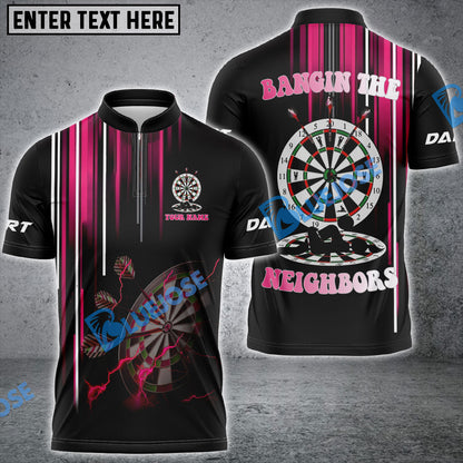 Frenzidea Darts Sexy Personalized Name 3D Shirt