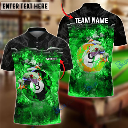 Frenzidea Billiards Frog Style Personalized Shirt