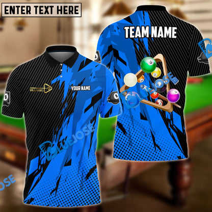 Frenzidea Billiards Ball 8 Champion Personalized Name, Team Name Unisex Shirt ( 6 Colors )