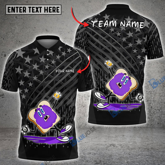Frenzidea Billiards Jelly Side Up Custom Shirt
