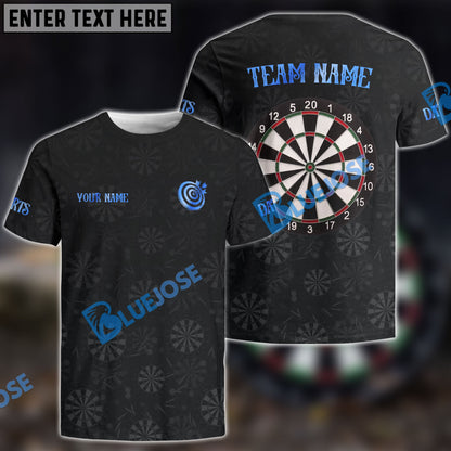 Frenzidea Darts Golden Time Personalized Name, Team Name 3D Shirt (4 Colors)
