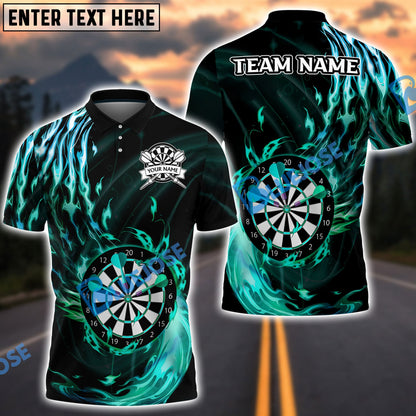 Frenzidea Darts Fire Claws Personalized Name, Team Name 3D Shirt (4 Colors)