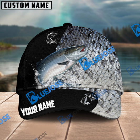 frenzidea Personalized Salmon Fishing Classic Cap