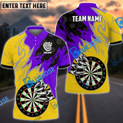 frenzidea Darts Board Claws Of Devil Personalized Name, Team Name 3D Shirt (4 Colors)