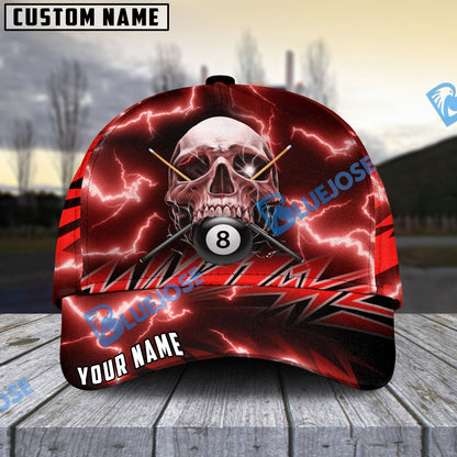 Frenzidea Deadly Thunder Skull Personalized Name Cap ( 6 colors)