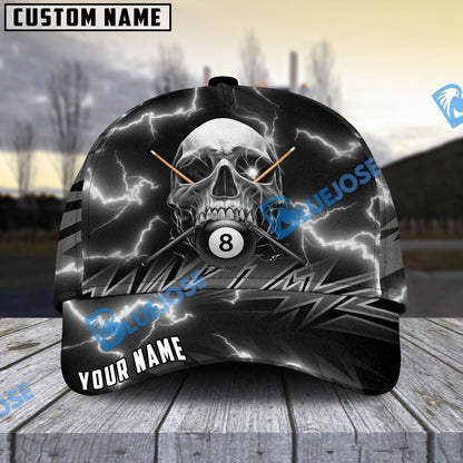 Frenzidea Deadly Thunder Skull Personalized Name Cap ( 6 colors)