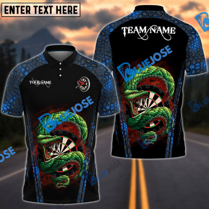 frenzidea Darts Snake Personalized Name, Team Name 3D Shirt (4 Colors)