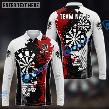 frenzidea Darts On Your Mark Personalized Name, Team Name 3D Shirt (4 Colors)