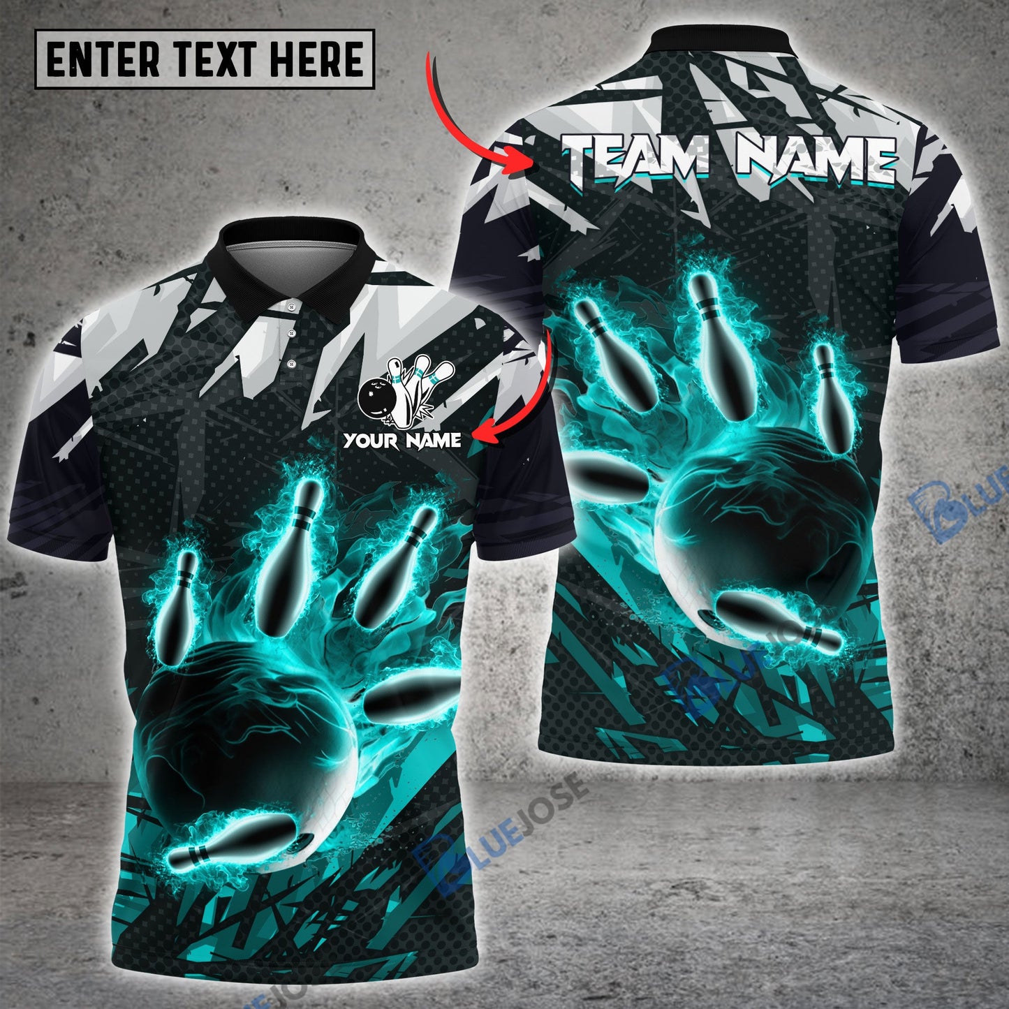 frenzidea Bowling And Pins Ares Heat Customized Name 3D Shirt (4 Colors)