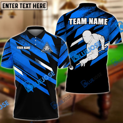 Frenzidea Billiards Pro Player Personalized Name, Team Name Unisex Shirt ( 4 Colors )