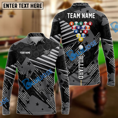Frenzidea Billiards 8 American Pro Personalized Name, Team Name Shirt