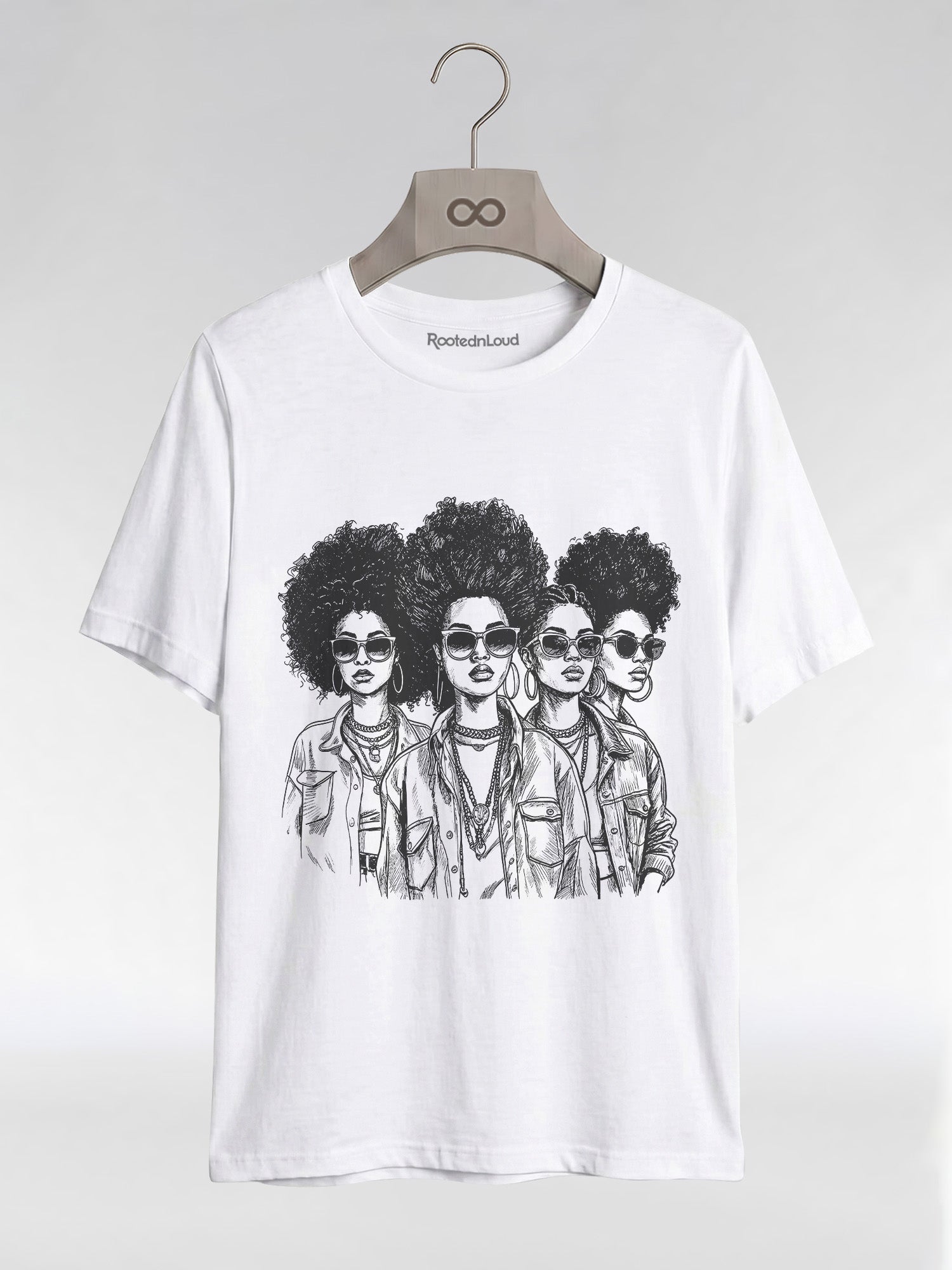 Black Girl Magic: The Ultimate Squad Goals Graphic T-Shirt - RootednLoud