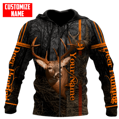 Frenzidea Personalized Name Deer Hunting 3D Shirts