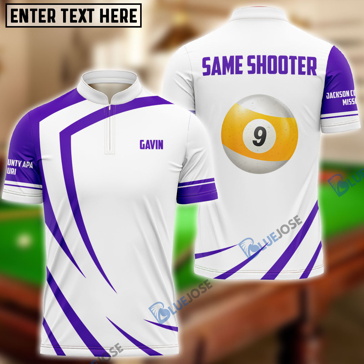 Frenzidea Billiards Same Shooter Personalized Shirt