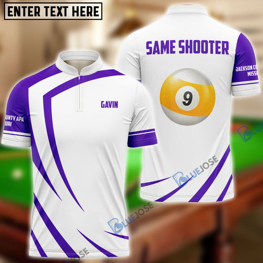 Frenzidea Billiards Same Shooter Personalized Shirt