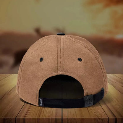 Frenzidea Premium Brown Printed Deer Hunting Personalized Cap