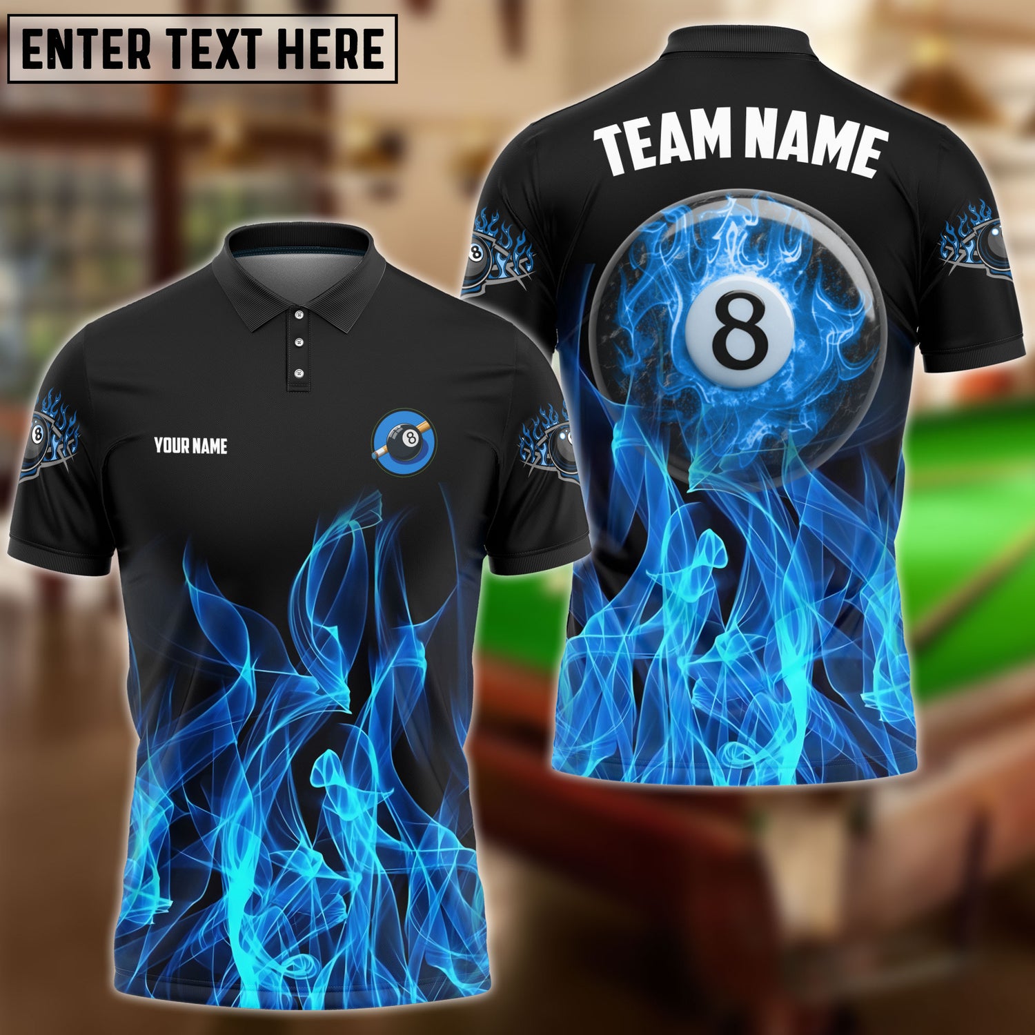 3D Billiards Shirt for Billiards Lovers