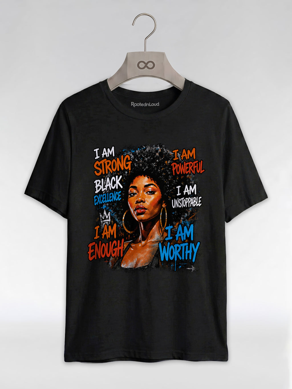 I Am Unstoppable: Black Excellence Graphic T-Shirt - RootednLoud
