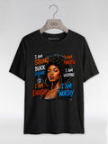 I Am Unstoppable: Black Excellence Graphic T-Shirt - RootednLoud