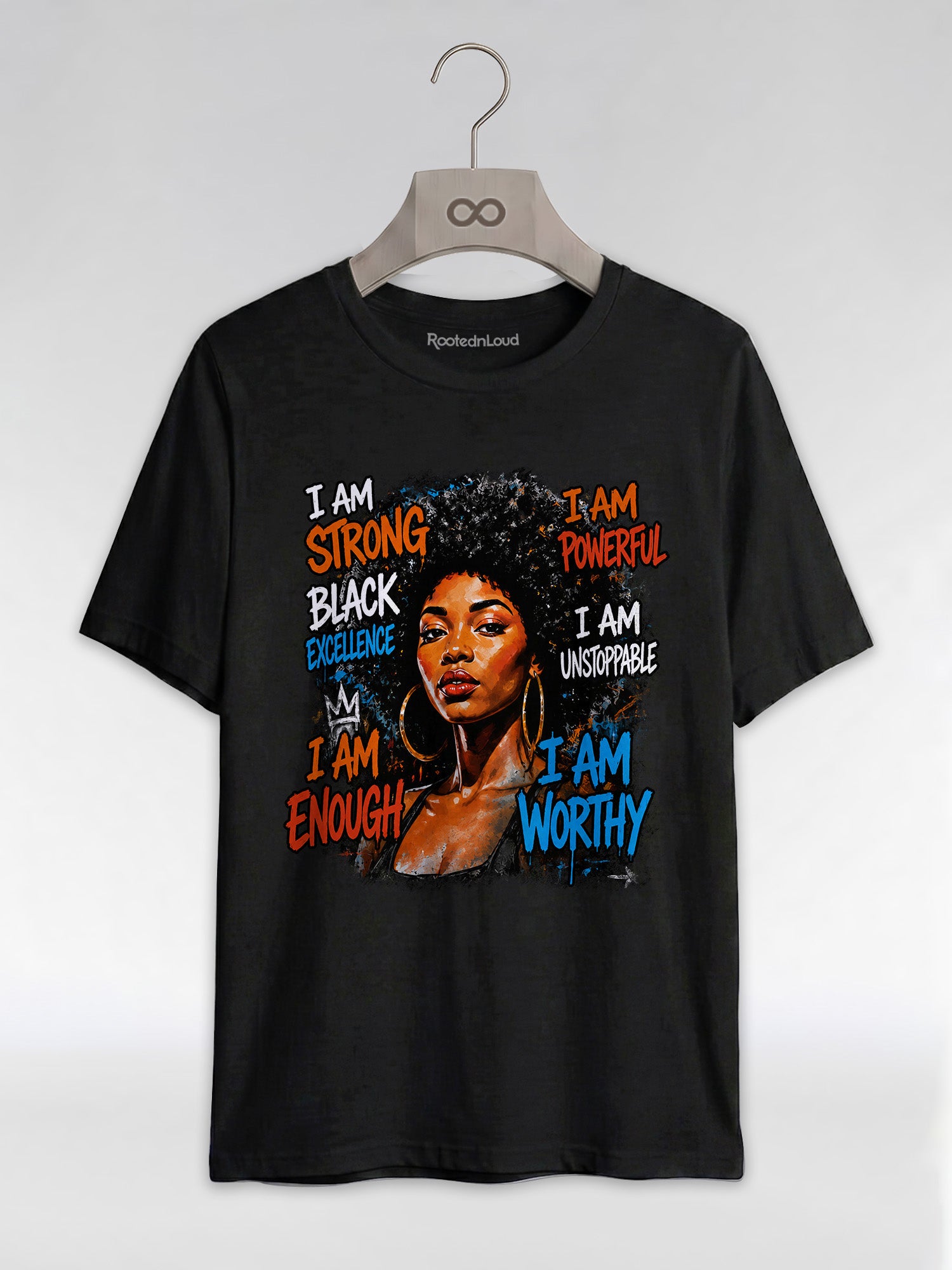 I Am Unstoppable: Black Excellence Graphic T-Shirt - RootednLoud